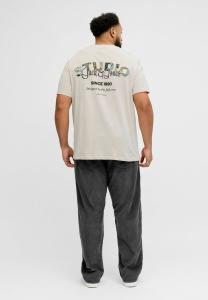 Футболка Jack & Jones PLUS SIZE , Moonbeam/Off-White