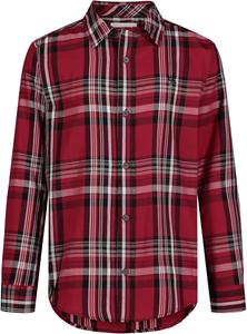 Рубашка Calvin Klein Legacy для мальчиков с длинным рукавом и застежкой на пуговицы, Red Dahlia Plaid