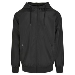 Куртка Build Your Brand Recycled Windrunner, черный