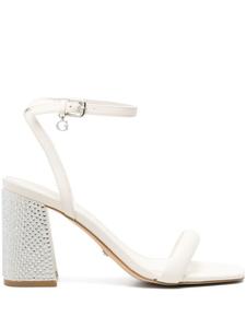 Босоножки Gelectra 95мм кожаные GUESS USA, бежевый