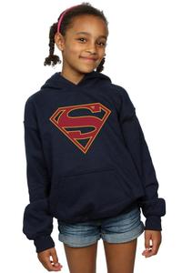 Толстовка с логотипом Supergirl DC Comics, темно-синий