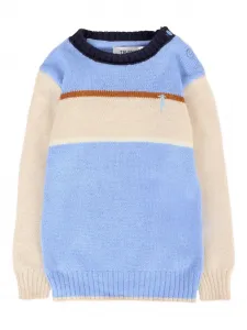 Свитер с полосками TRUSSARDI JUNIOR, синий