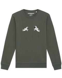 Свитер Watapparel Sweatshirt Space love, хаки