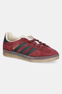 Замшевые кроссовки Gazelle Indoor Adidas Originals, бордовый
