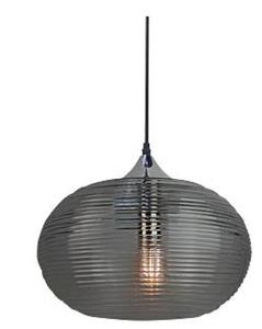 Потолочный светильник Светодиодный подвесной светильник из стекла с ромбовидной огранкой черный прозрачный 3880/ V-TAC