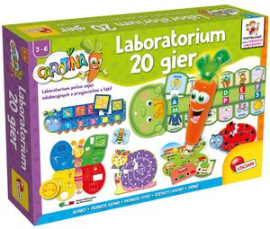 Carotina Laboratory 20 игр, развивающая игра, Лишани, набор Lisciani