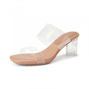 CAOT Женские слипоны Априкот, Экрю, Нюд - Нюд [7 см], цвет Nude[7CM]