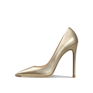 Женские туфли на тонком каблуке, золотистого цвета Siwei, Gold