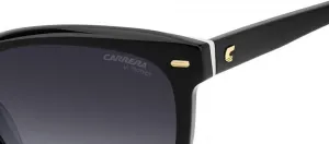 Солнцезащитные очки CARRERA CARRERA 3043/S 80-х годов, черно-белые, размер 56/17/140, женские, Black White/Grey Shaded