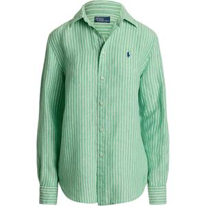 Классическая рубашка в полоску Polo Ralph Lauren, зеленый