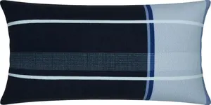 Чехол для подушки синий-антрацит-серебряный 40x80 см Erwin Müller