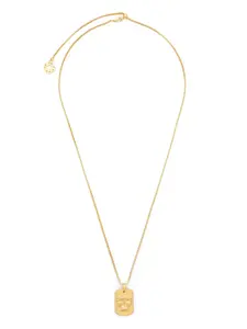 Колье с подвеской Gemini Maje, золотой