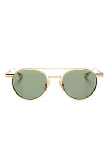 Dita Eyewear солнцезащитные очки в круглой оправе, золотой