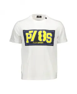 Футболка с логотипом и круглым вырезом Plein Sport, белый