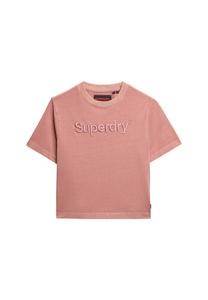 Рубашка Superdry, темно-розовый
