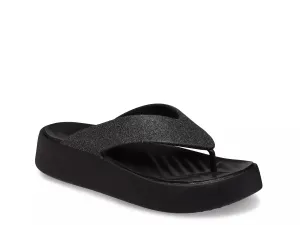 Босоножки на платформе - женские Crocs, Black