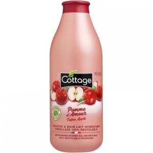Увлажняющий кремовый гель для душа Карамелизированное яблоко 750 мл Cottage