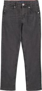 Джинсы Tommy Hilfiger для мальчиков с пятью карманами, эластичные, прямого покроя, с застежкой на молнию и пуговицы, Charcoal