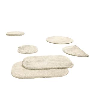 Коврик для ванной Erwin Müller Duschvorlage halbrund Kefalonia, кремовый