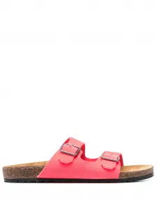 Сандалии Jimmy с ремешками Saint Laurent, розовый