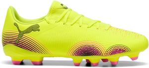 Футбольные бутсы Puma Men's Future 8 Play для твердого и искусственного покрытия, черный/желтый