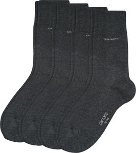 Носки camano Unisex 4 шт ca soft, антрацит