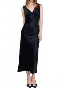 Платье миди Sweetheart черного цвета Current Air, черный