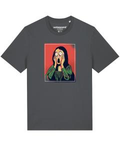 Рубашка Watapparel  Mona Lisa Scream, антрацит