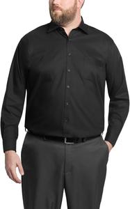 Мужская рубашка Michael Kors, дорожная, эластичная, большого размера (для больших и высоких), Black