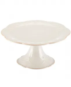 Подставка для торта French Perle среднего размера на пьедестале Lenox, белый