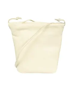 Кожаная сумка через плечо с затягивающимся шнурком Il Bisonte, бежевый