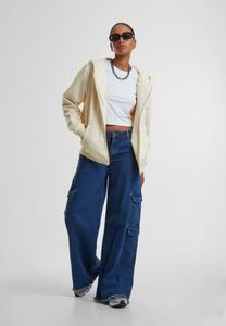 Толстовка на молнии Urban Classics, молочный