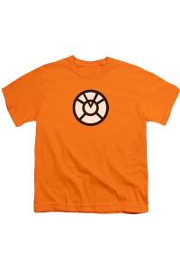 Футболка Green Lantern Agent Orange с коротким рукавом для детей Gildan
