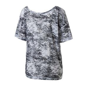 Футболка dancer с драпировкой бело- и с рисунком 515721 02 a76c Puma, серый