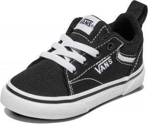 Vans Unisex-Child Seldan Slip-on Shoe | детские ретро-кроссовки для мальчиков и девочек, Black/White