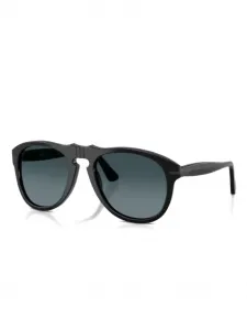 Солнцезащитные очки с круглыми линзами Persol, черный