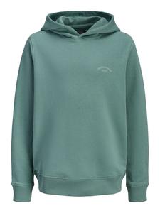 JACK & JONES Junior Толстовка с капюшоном JJCOLLEGE LOGO SWEAT HOOD JNR, цвет минерально-голубой