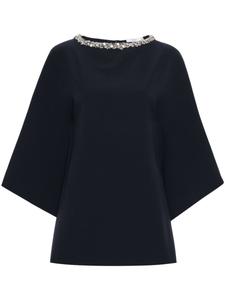Safiyaa блузка Arama с кристаллами, синий