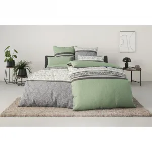 Постельное белье для дома «Кремона», романтическое постельное белье различного качества, от размера 135х200см Home Affaire, зеленый