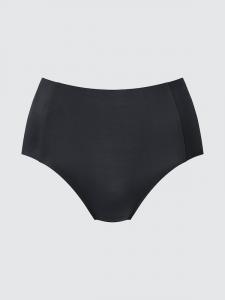 Бесшовные трусы AIRism с высокой посадкой Uniqlo, 09 black