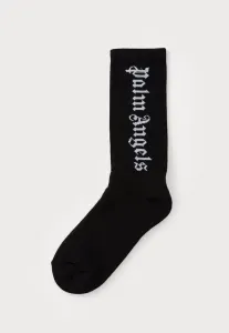 Классические носки с логотипом Palm Angels, Black/White