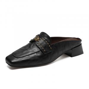 ZHR Закрытые тапочки женские Regal Black, цвет Regal Black