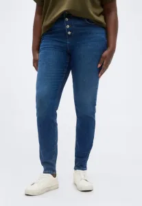 Джинсы carlola с зауженным кроем и средней посадкой Only Carmakoma, Medium Blue Denim