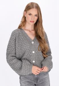 Кардиган DreiMaster Cardigan, Grey Melange/Grey