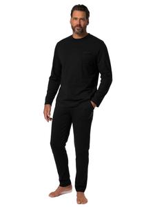 JP1880 Длинная черная пижама