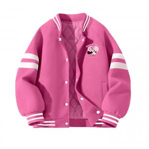 Детская бейсбольная куртка Disney, розовый