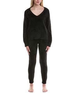 Уютный и стильный пижамный комплект PJ Salvage из 2 предметов, черный