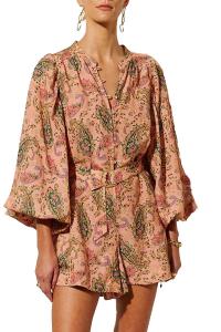 KIVARI Комбинезон-комбинезон Isha с поясом, розовый