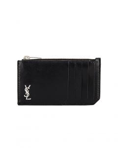 Картхолдер Saint Laurent YSL Credit, черный