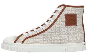 LOEWE Высокие стильные скейтерские кроссовки Women's Brown